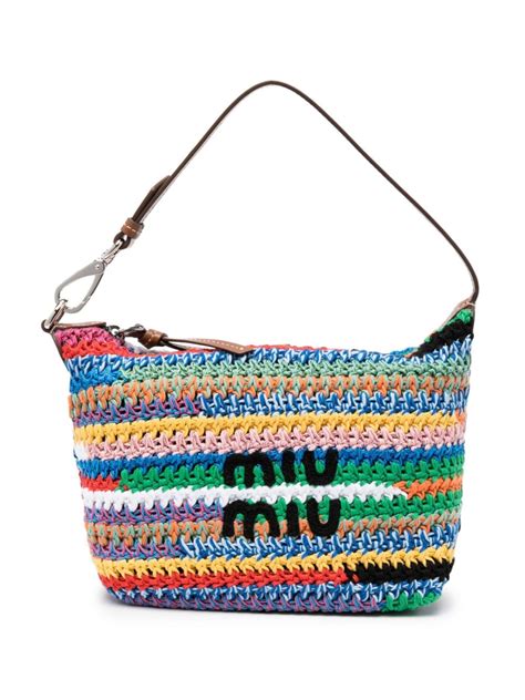 crochet miu miu bag|how to make crochet bags.